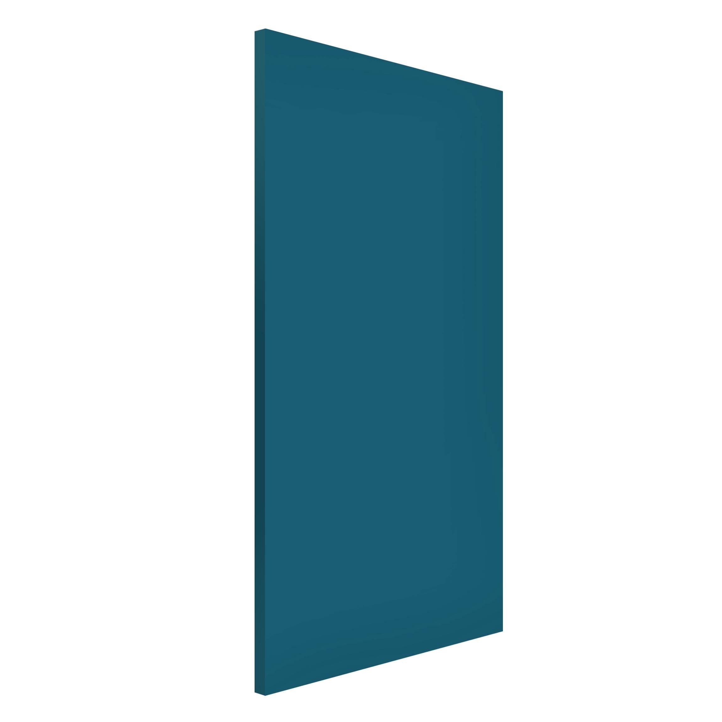 Bilderdepot24 Magnettafel Küche petrol Colour Petrol, (1-tlg., Magnetboard Pinnwand für die Wand - metallische Tafel für Magnete), Magnetwand groß mit Motiv Büro Memoboard magnetisch Hochformat