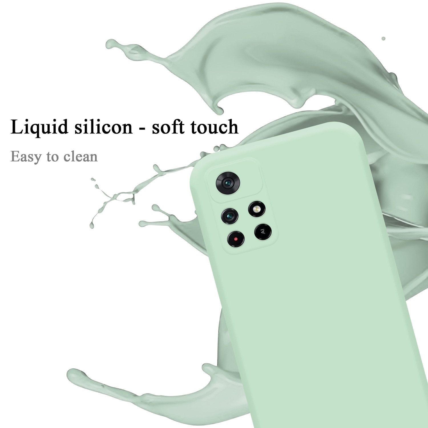 Cadorabo Handyhülle für Xiaomi POCO M4 PRO 5G Hülle Xiaomi POCO M4 PRO 5G, Flexible Hülle TPU Silikon Schutzhülle Back Cover Case