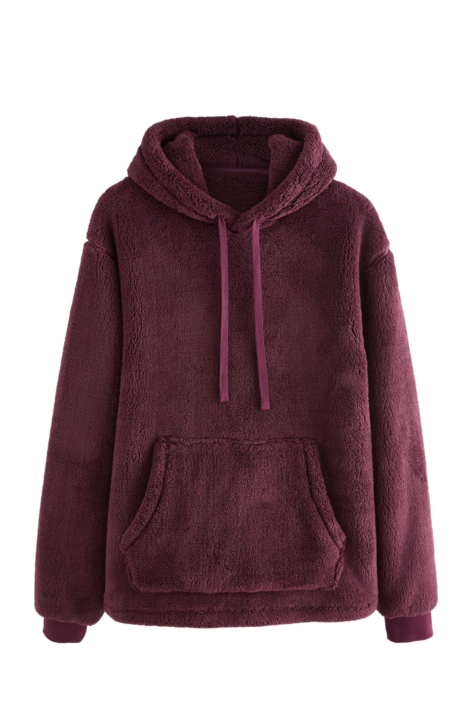 Kapuzenpullover Kapuzensweatshirt mit Teddyfell