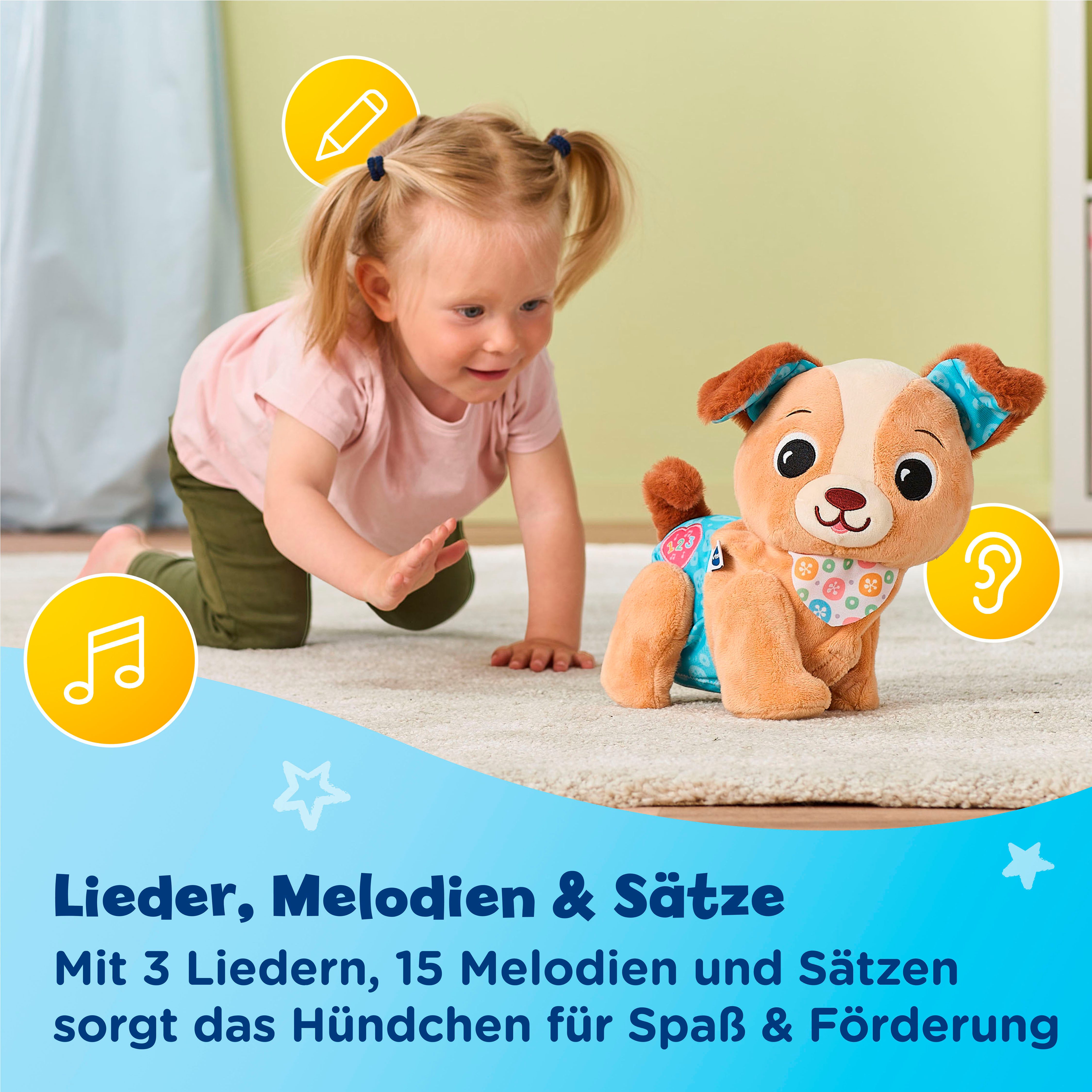 Vtech® Plüschfigur Krabbel-mit-mir-Hündchen