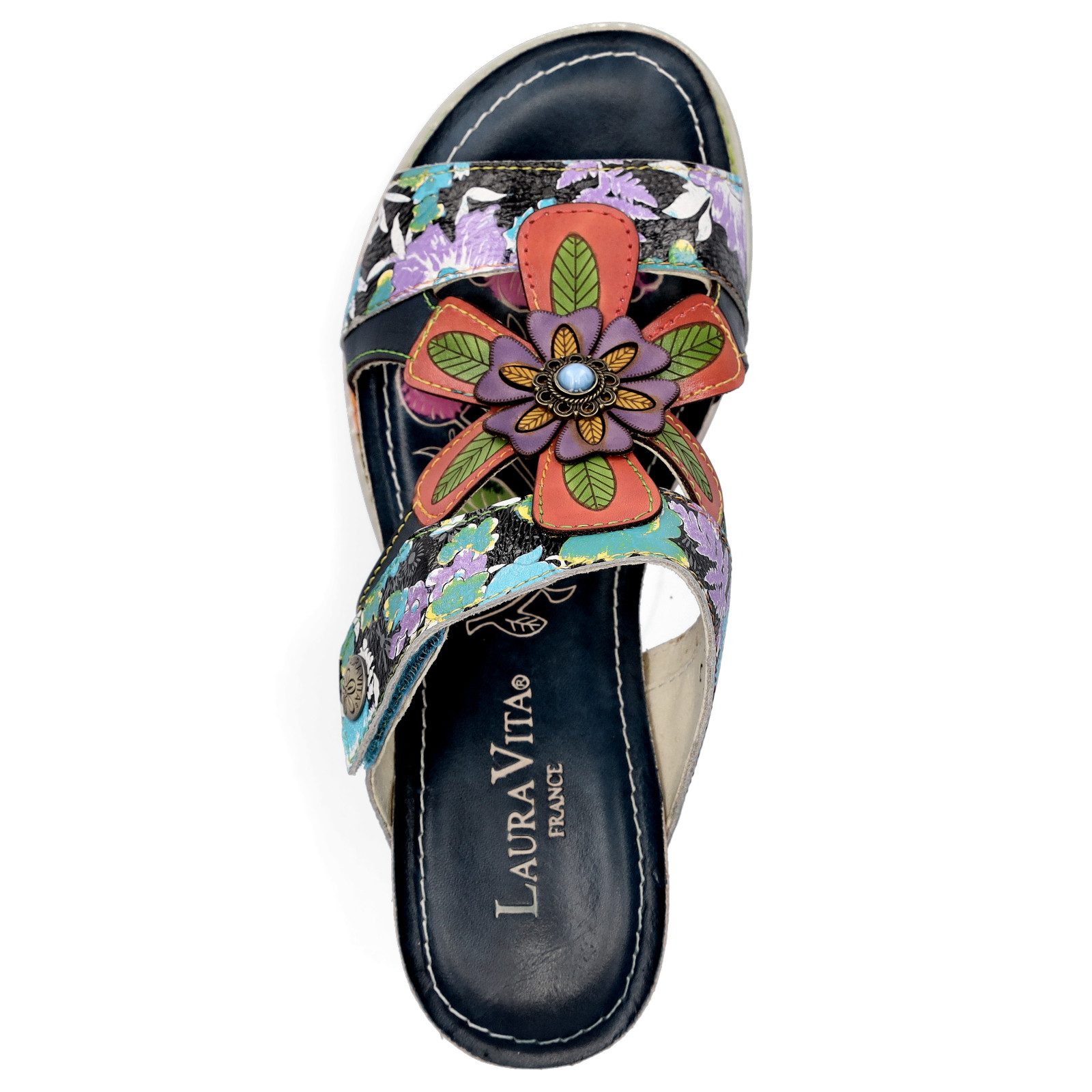 LAURA VITA Laura Vita Damen Pantolette jeans Pantolette