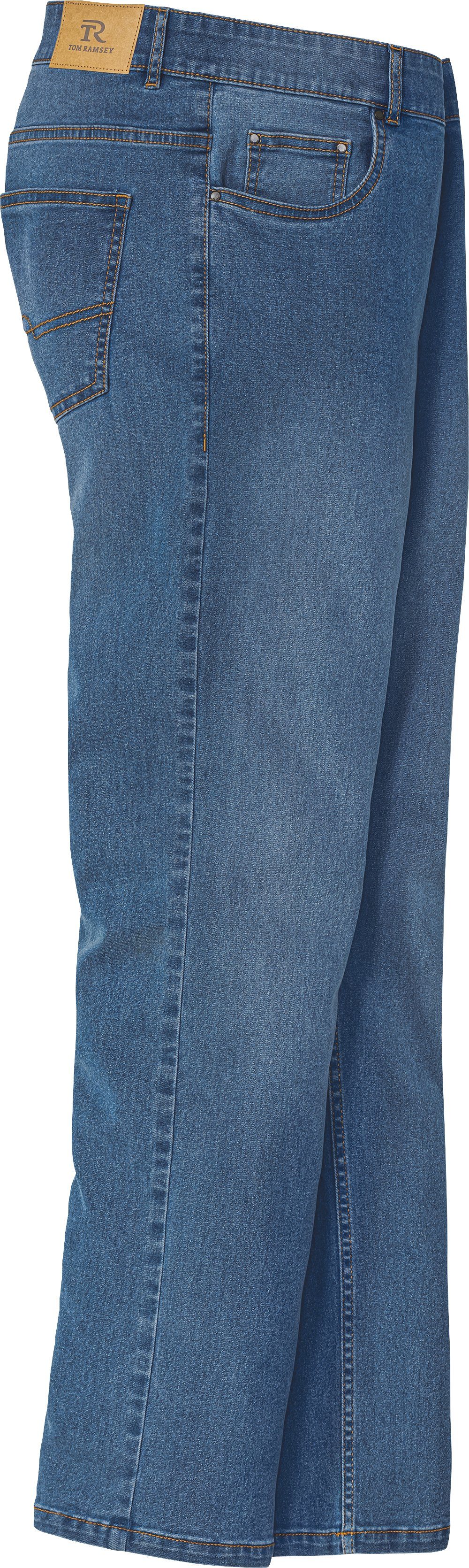 Tom Ramsey Regular-fit-Jeans aus sommerlich-leichtem, elastischem Wohlfühl-Material – Bild 3 von 4