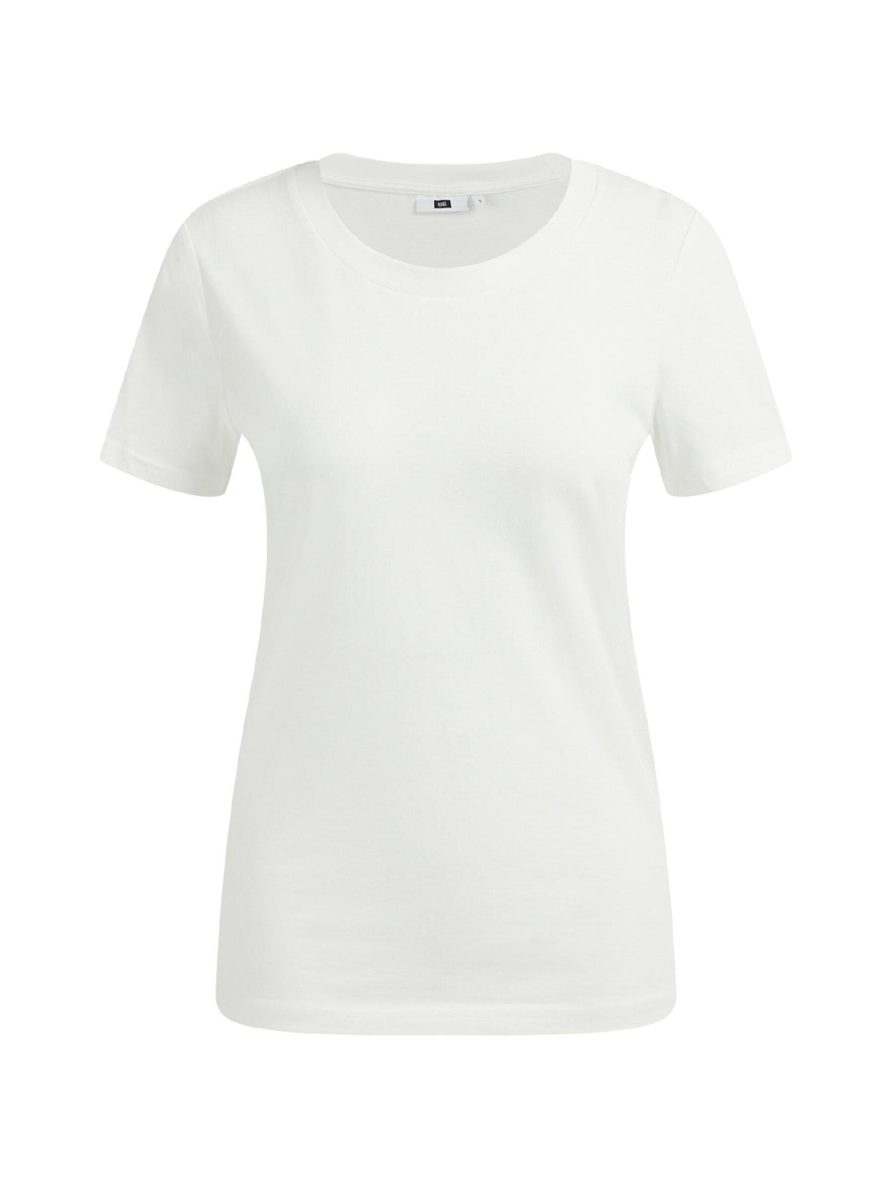 (1-tlg) Elfenbein T-Shirt WE Fashion