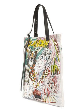 LOOKS by Wolfgang Joop Henkeltasche PRINTS, mit originellem Scribble-Print