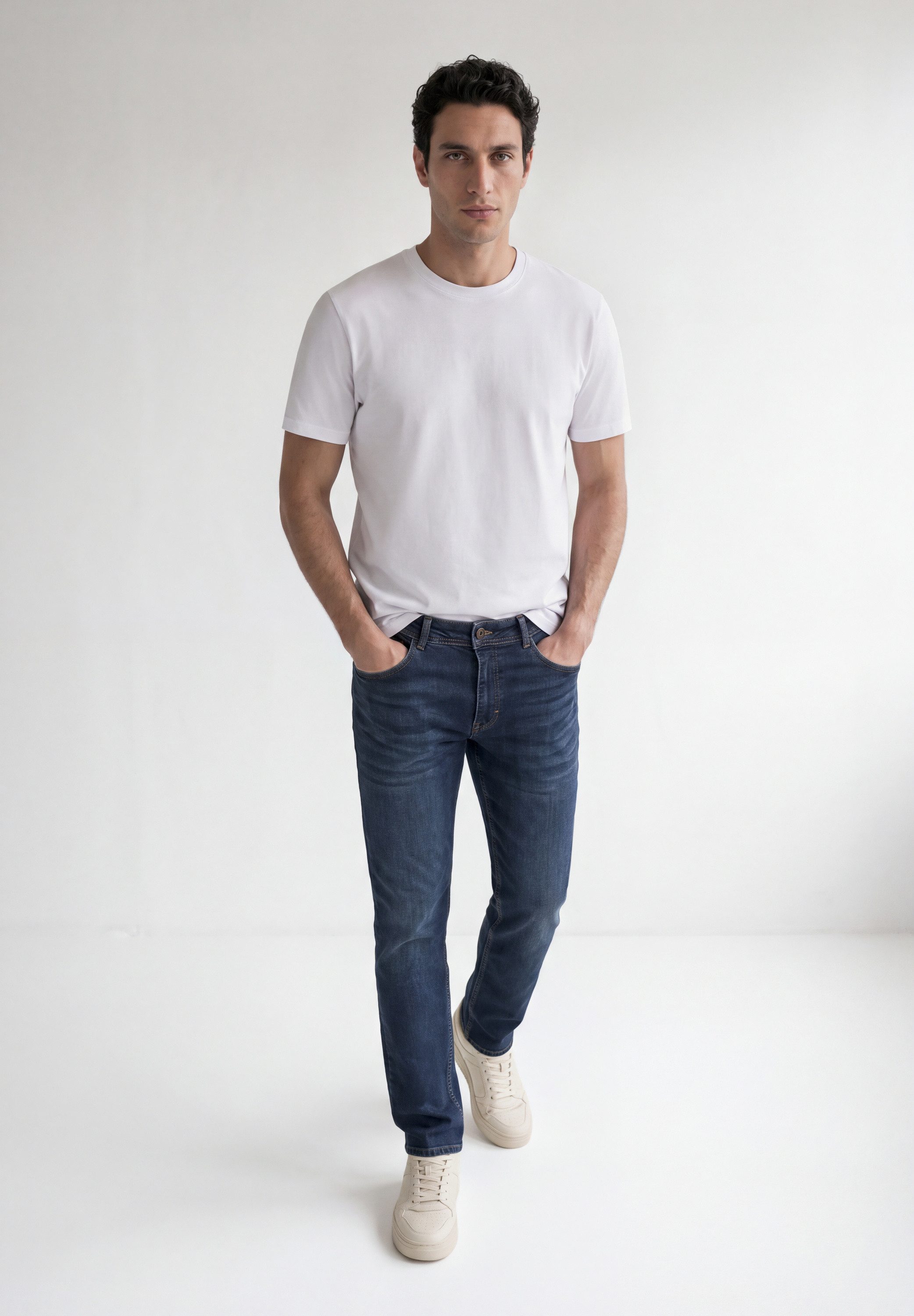 STREET ONE MEN Regular-fit-Jeans 5-Pocket-Style – Bild 4 von 5