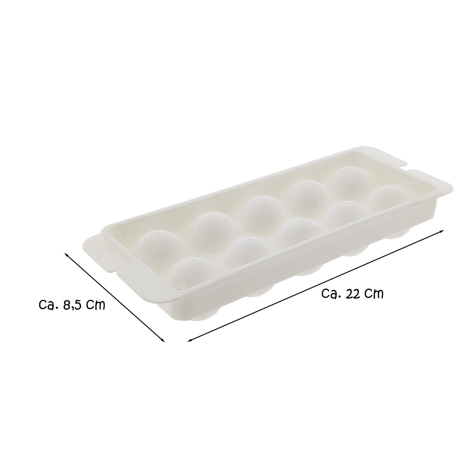varivendo Eiswürfelform 2 Stück Eiswürfel Zubereiter Kugeln Ø 3,2cm, Eiswürfelbereiter Eiswürfelform Eiswürfel Kugel Kugelform Eiskugel Eis