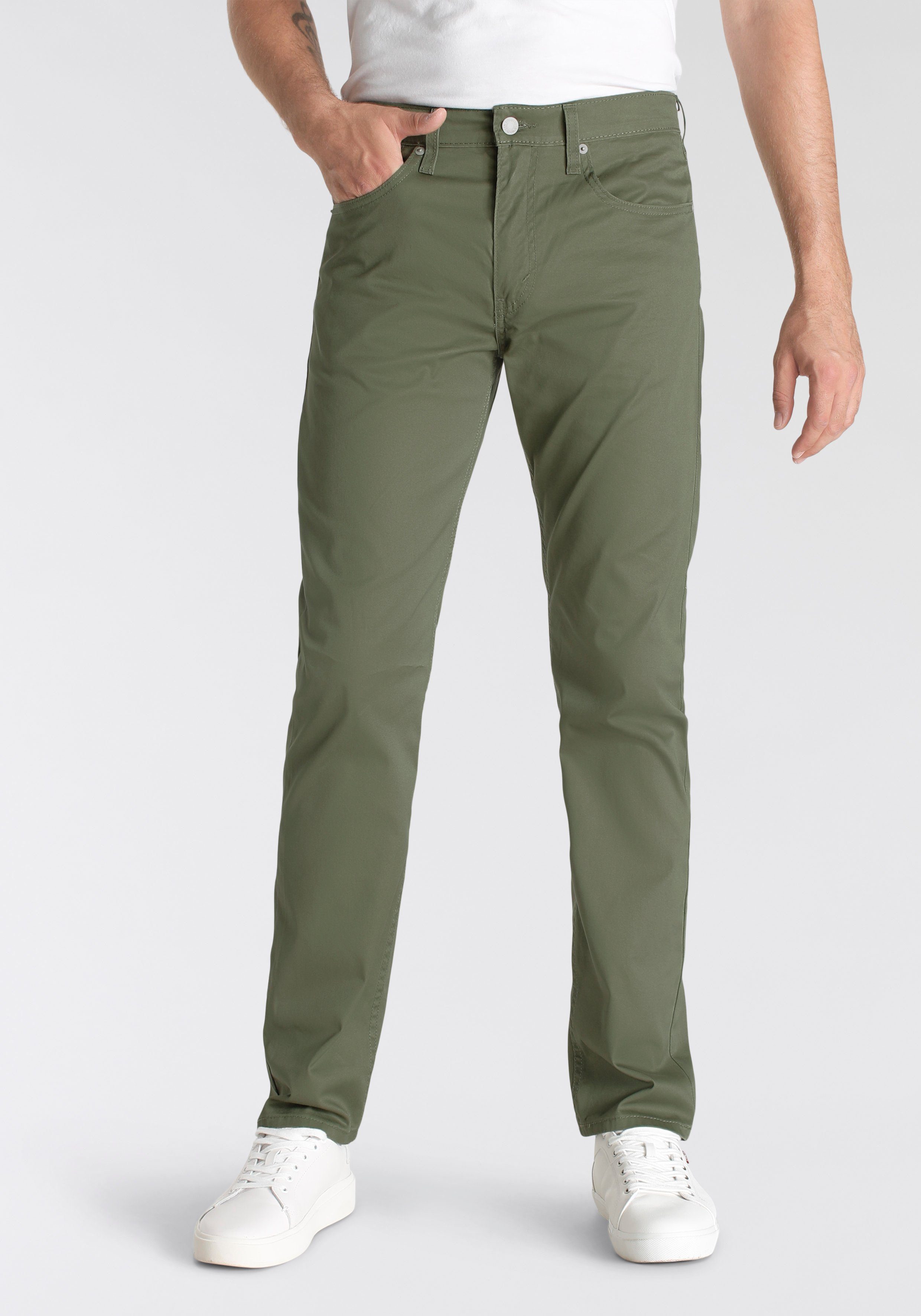 Levi's® 5-Pocket-Hose 502 TAPER mit Stretch BLUISH OLIVE