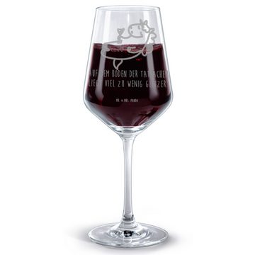 Mr. & Mrs. Panda Rotweinglas Einhorn Cocktail - Transparent - Geschenk, Hochwertige Weinaccessoire, Premium Glas, Stilvolle Gravur