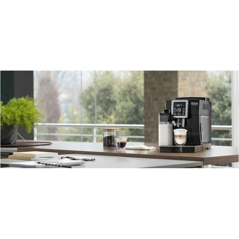 De'Longhi Kaffeemaschine mit Mahlwerk ECAM 23.466 Espresso-/Kaffeevollautomat B schwarz