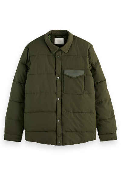 Scotch & Soda Steppjacke Scotch & Soda Herren Jacke SHIRT-JACKET 163254 Utility Green Khaki