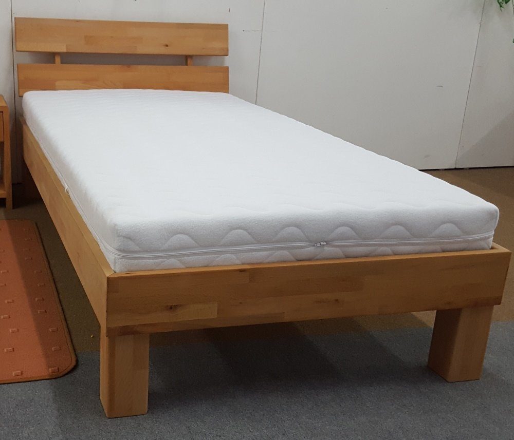bv-vertrieb Massivholzbett Holzbett 100x200 Kernbuche Bett günstig online kaufen
