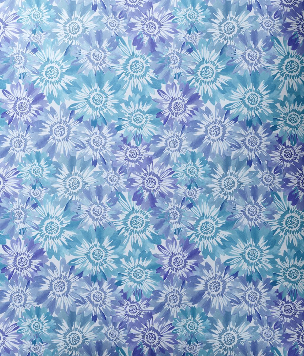 JACK Bettwäsche 135x200cm Blumen Mandala Blau, günstig online kaufen