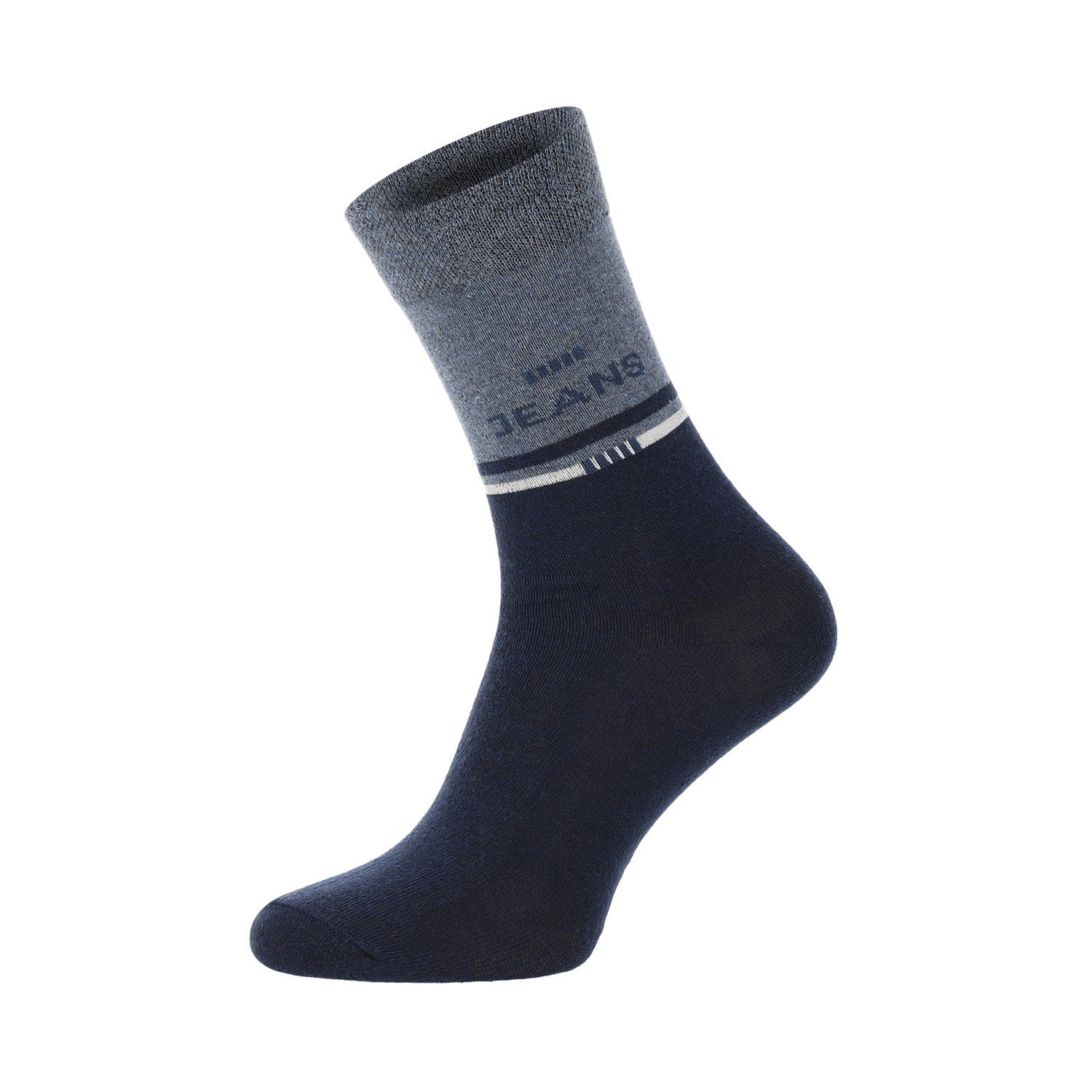 Damen, Socken Lifestyle Strümpfe Töne Chili Baumwolle, Jeans, Herren, Paar, 5 Blau