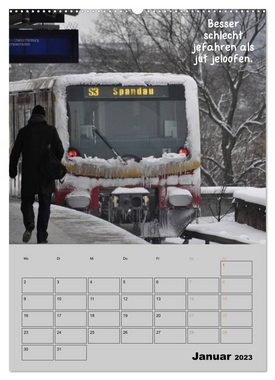 CALVENDO Wandkalender Berliner Straßenfoto Kalender 2023 (Premium, hochwertiger DIN A2 Wandkalender 2023, Kunstdruck in Hochglanz)
