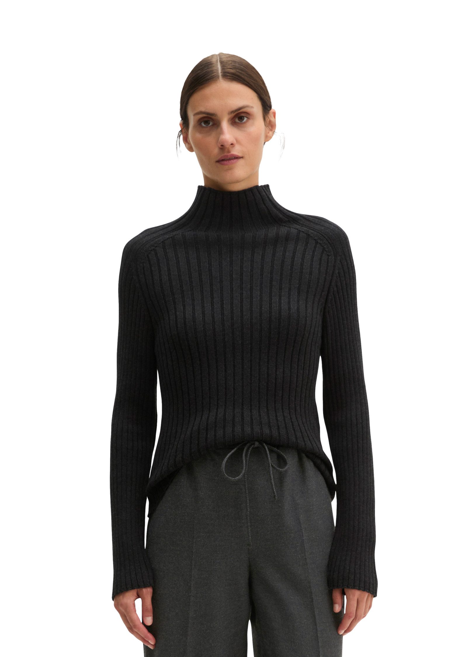 Marc O'Polo Stehkragenpullover aus Heavy Weight Cotton