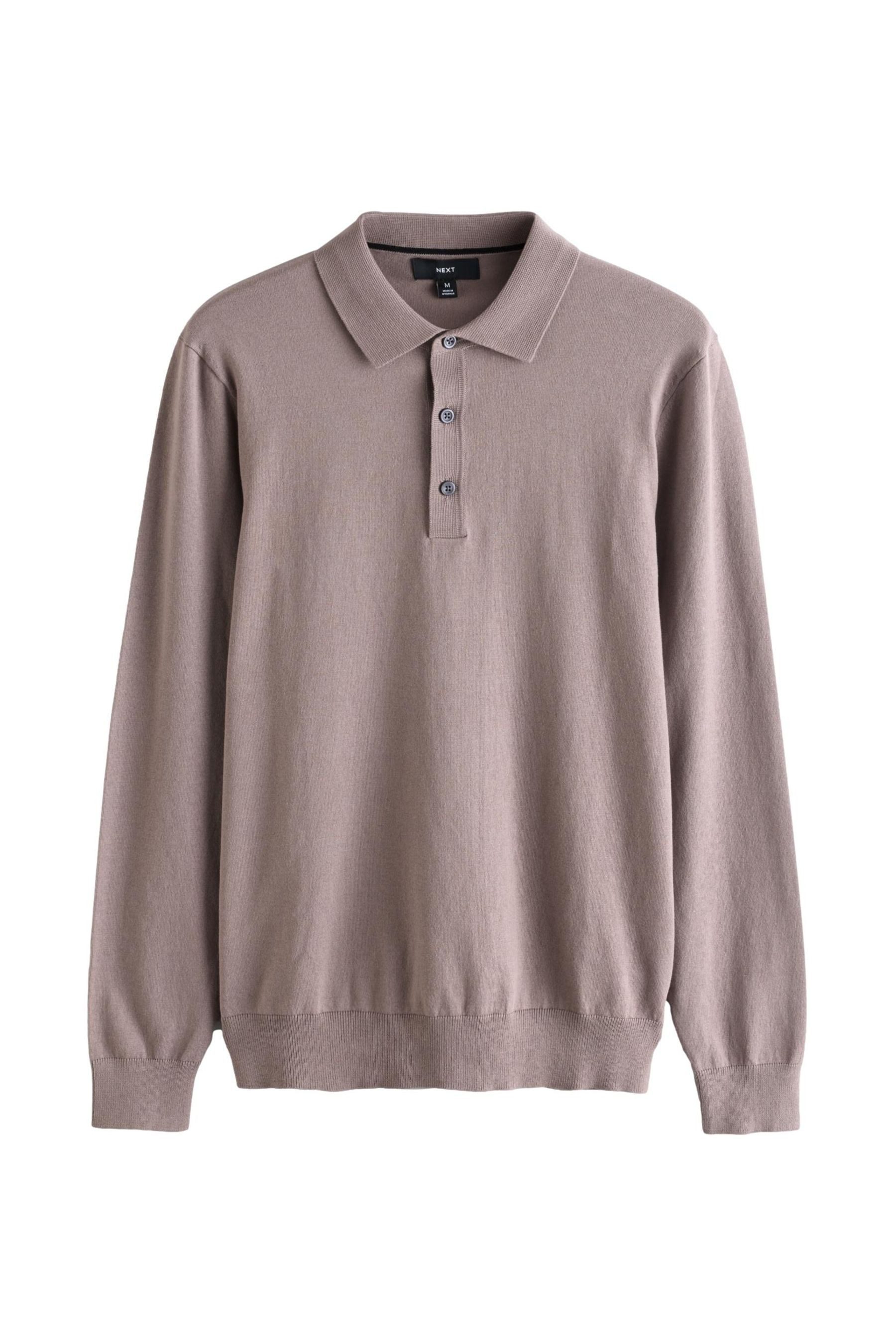 Next Langarm-Poloshirt Langärmeliges Slim Fit Poloshirt günstig online kaufen