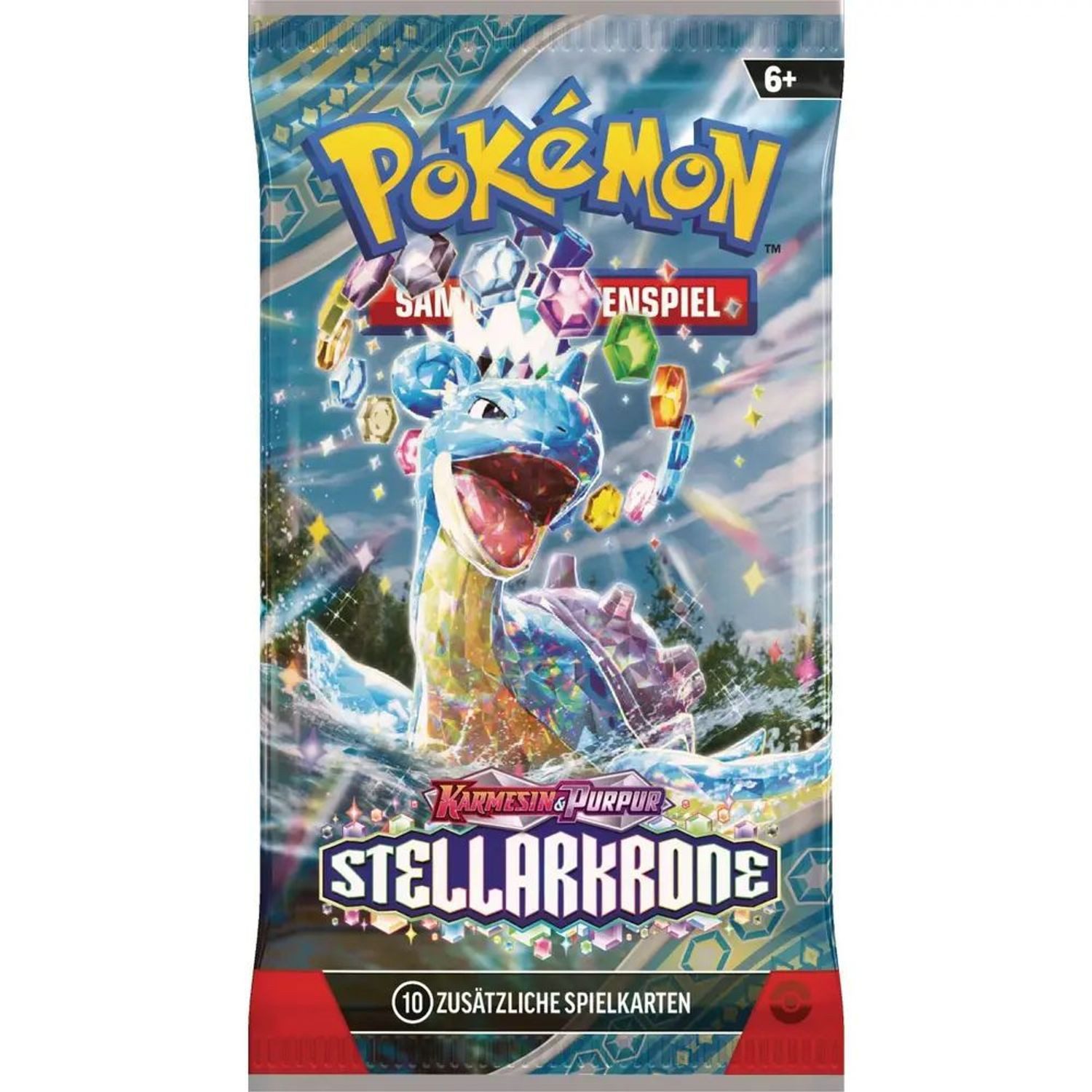 POKÉMON Sammelkarte Karmesin & Purpur, 1 Boosterpack