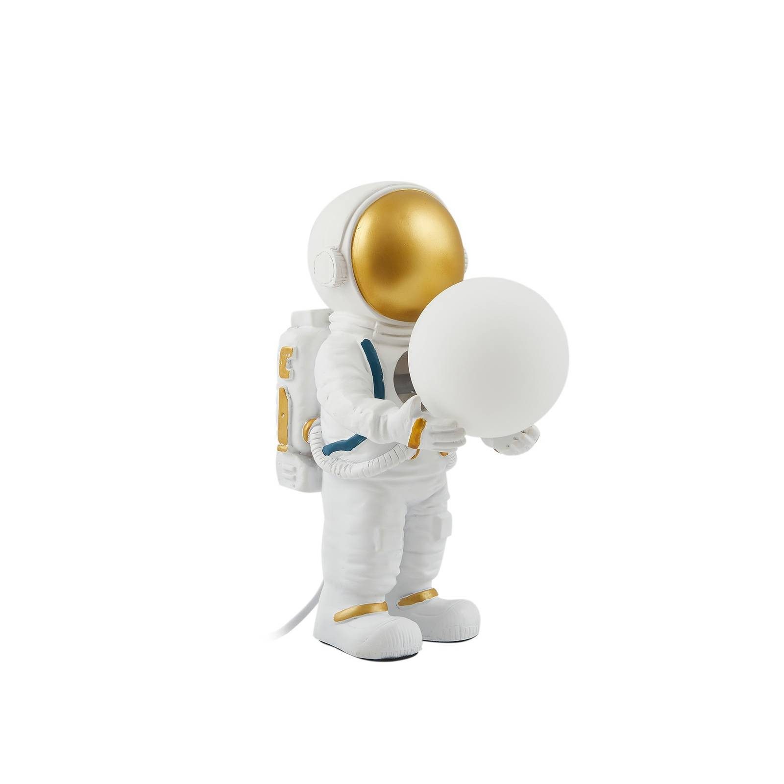 Lindby Tischleuchte Kosmo, Keramik Weiß IP20, 1 x 8 W LED