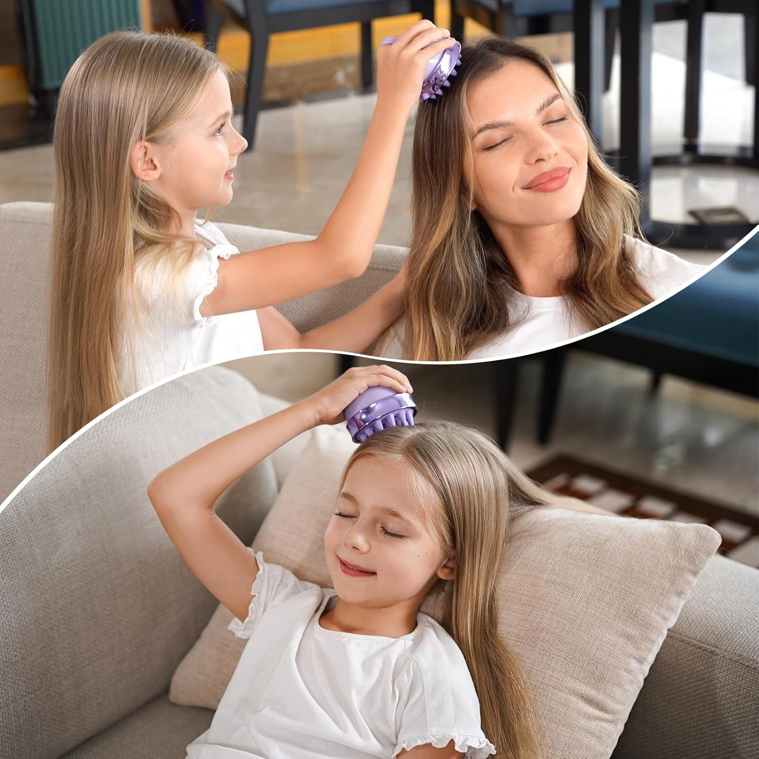 SHINLEA Haarkamm Kopfhautmassagebürste – Shampoobürste für die Tiefenreinigung