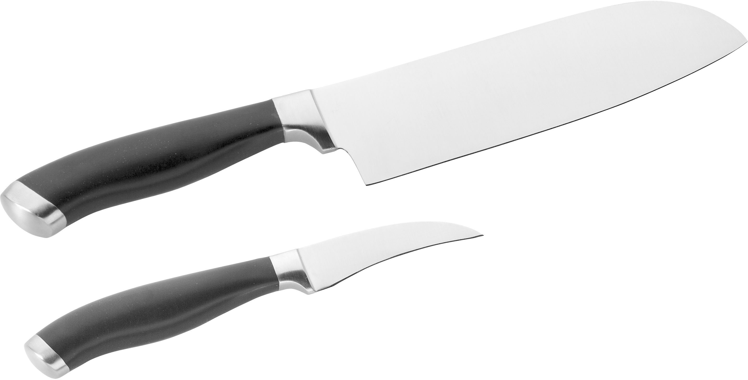 PINTINOX Messer-Set Coltelli Professional (Set, 2-tlg), (Küchenmesser, Gemüsemesser), Edelstahl 13/0 | Messersets