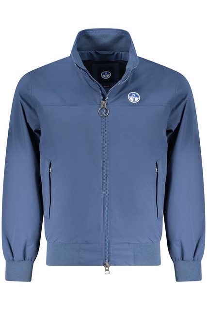 North Sails Outdoorjacke Blaue Slim Fit Herrenjacke mit Taschen und Reißver günstig online kaufen
