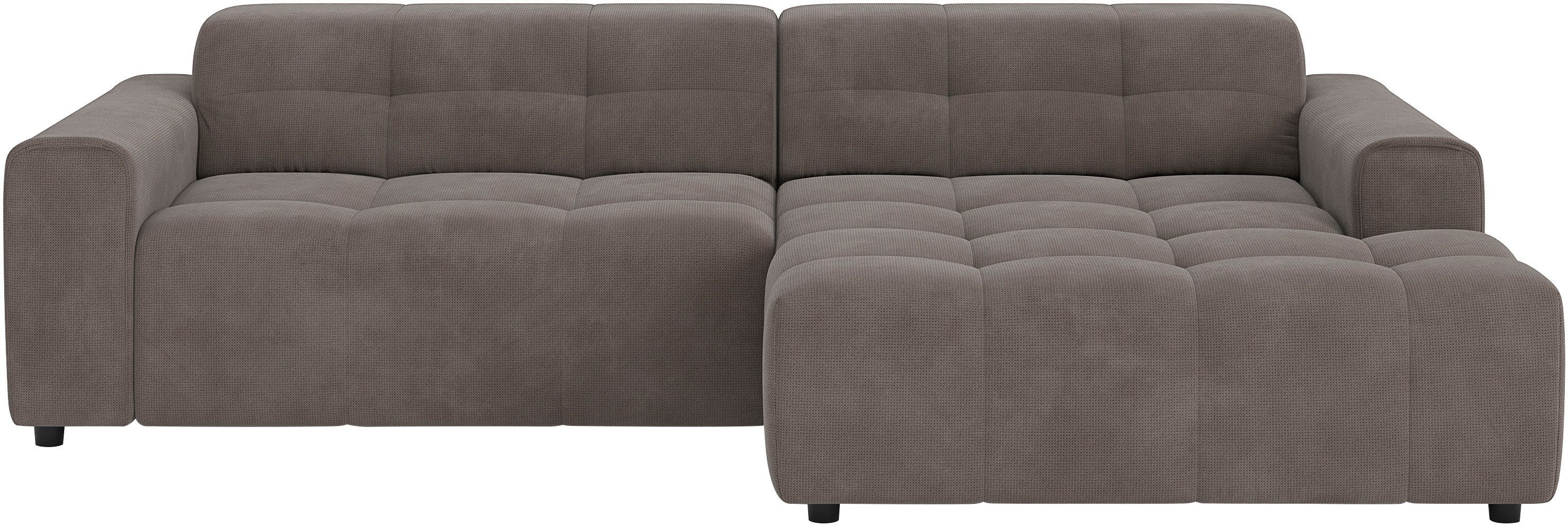 COTTA Ecksofa Sento L-Form, Breite 280 cm, Chenille-Struktur