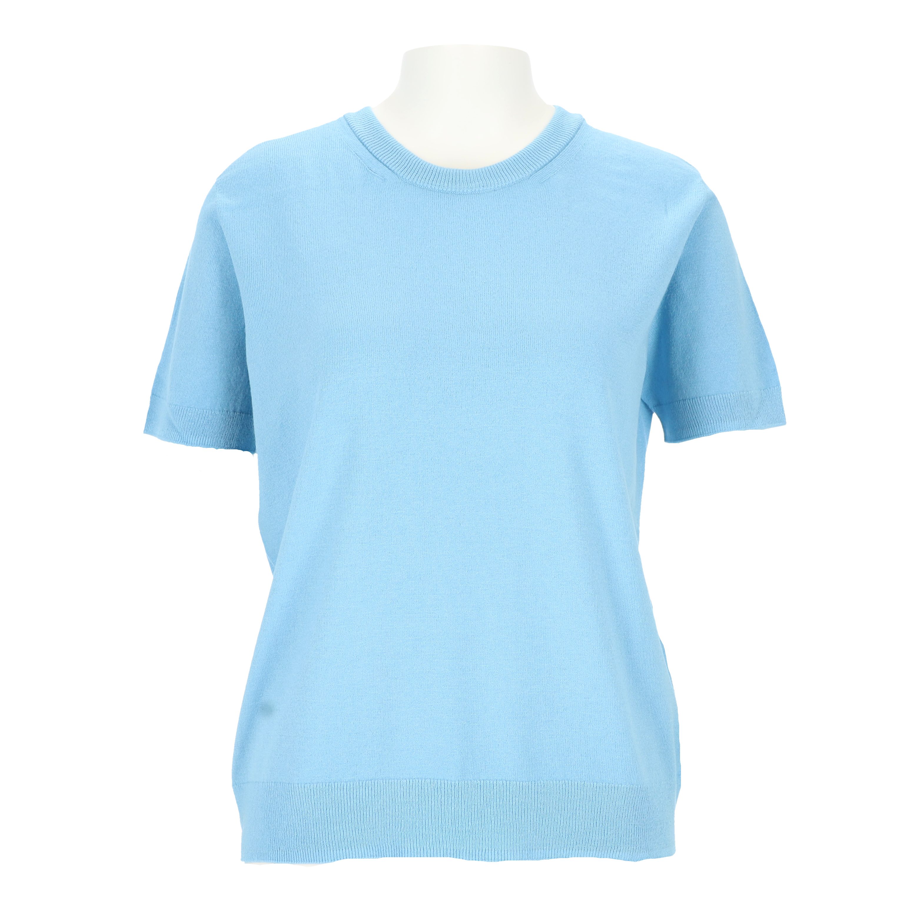 Kurzarmshirt Leichtes Feinstrick-Shirt
