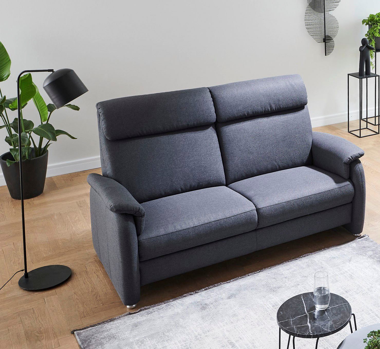 Home affaire 2-Sitzer Turin auch mit Easy care-Bezug: leicht mit Wasser zu reinigen, mit hochwertigem Federkern, hoher Rücken bietet besonderen Komfort