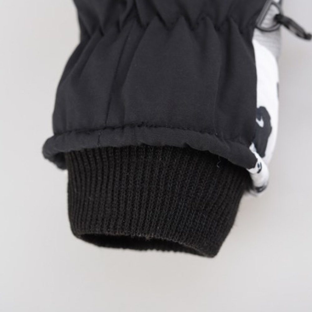 Herren-Schwarz Kinder/Jugendliche/Erwach Sporthandschuhe LAPA Fleecehandschuhe (Paar) HOME Winterhandschuhe Skihandschuhe Warm Anti-Rutsch Wasserdicht Fahrradhandschuhe Winddichte für