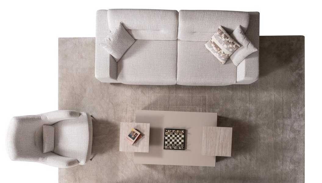 JVmoebel Sitzgruppe 3-Sitzer Sofa Sessel Couchtisch Wohnzimmer Stil modern Farbe weiß, (3-tlg)