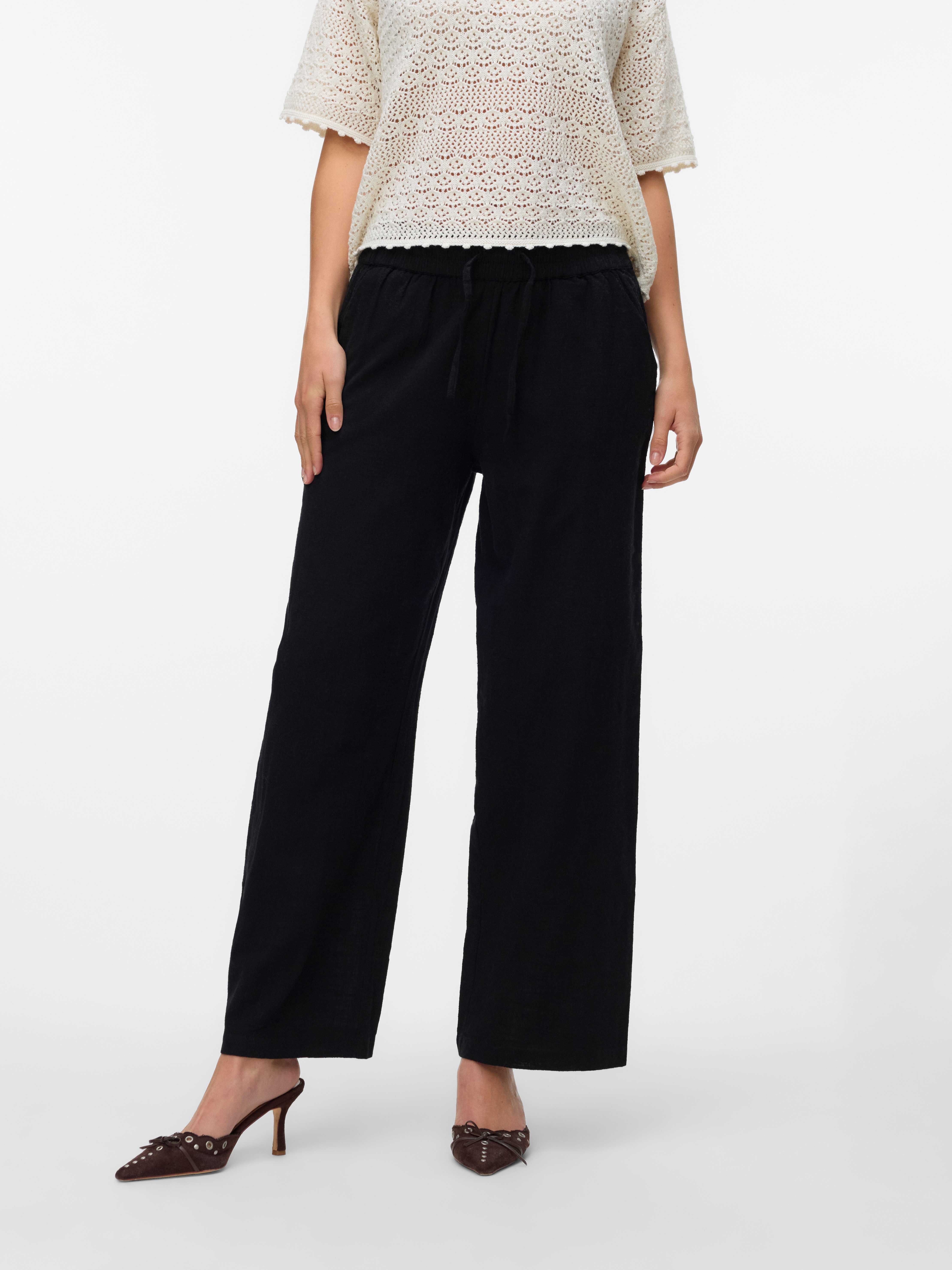 Vero Moda Schlupfhose VMCAIA MW WIDE PANT WVN NOOS Baumwollmischung, oversi günstig online kaufen