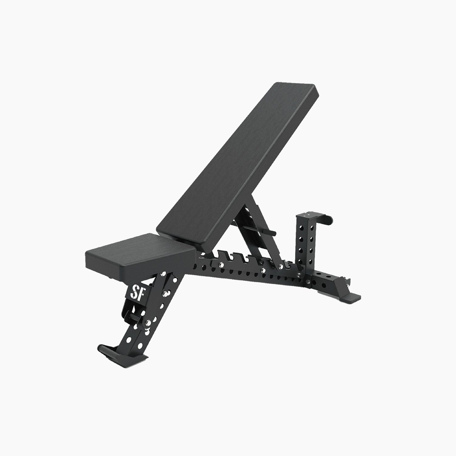 SF SUPRFIT Hantelbank Fit Bench, Verstellbare Rückenlehne für individuell angepasste Trainingseinheiten