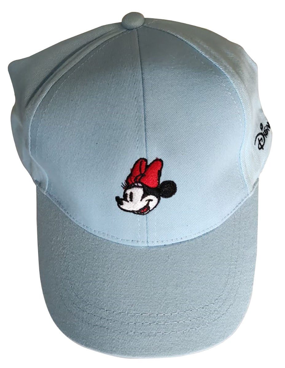 Kinder, Minnie Baumwolle Maus Disney 100% Kappe, für City Blau, Cape Schirmmütze Sun Base