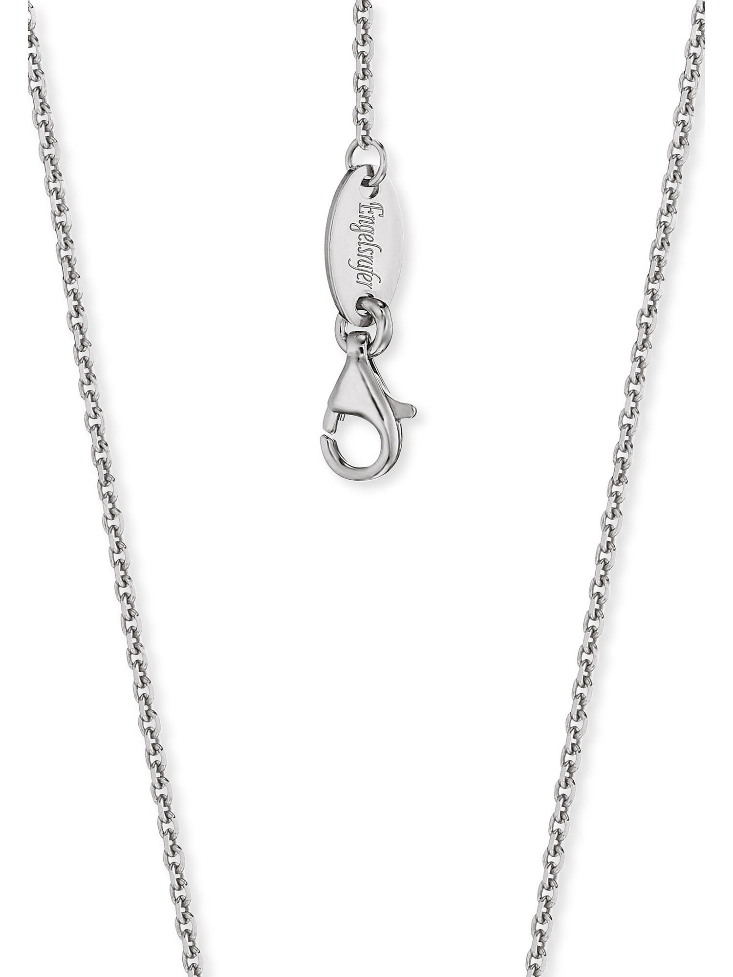 Engelsrufer Silberkette Engelsrufer Damen-Kette 925er Silber rhodiniert,  Länge: 43 cm, Breite: 0,15 cm, Stärke: 1,5 mm