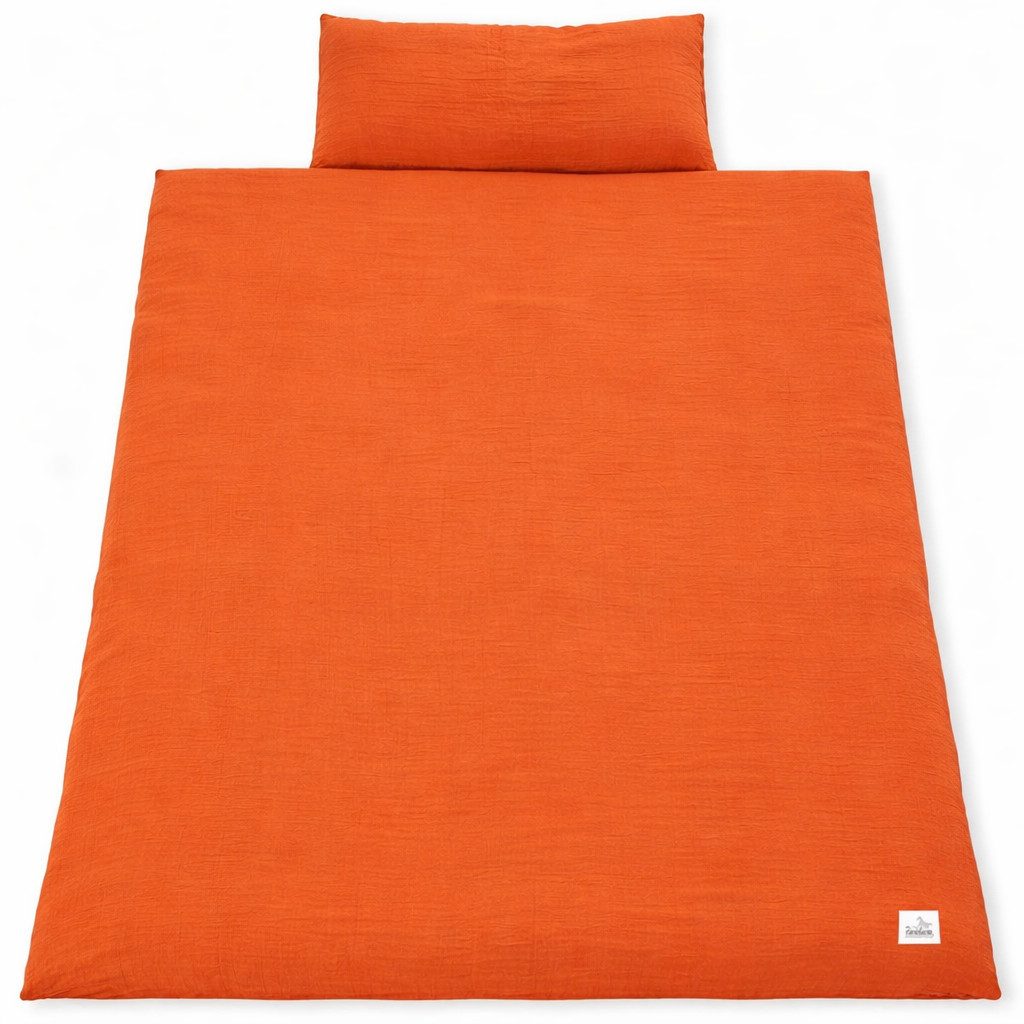 Pinolino® Kinderbettwäsche 2 tlg. Pinolino Musselin-Bettwäsche für Kinderbetten 100x135 & 60x40, Musselin, Pinolino Kinderbettwäsche 2-tlg. Musselin