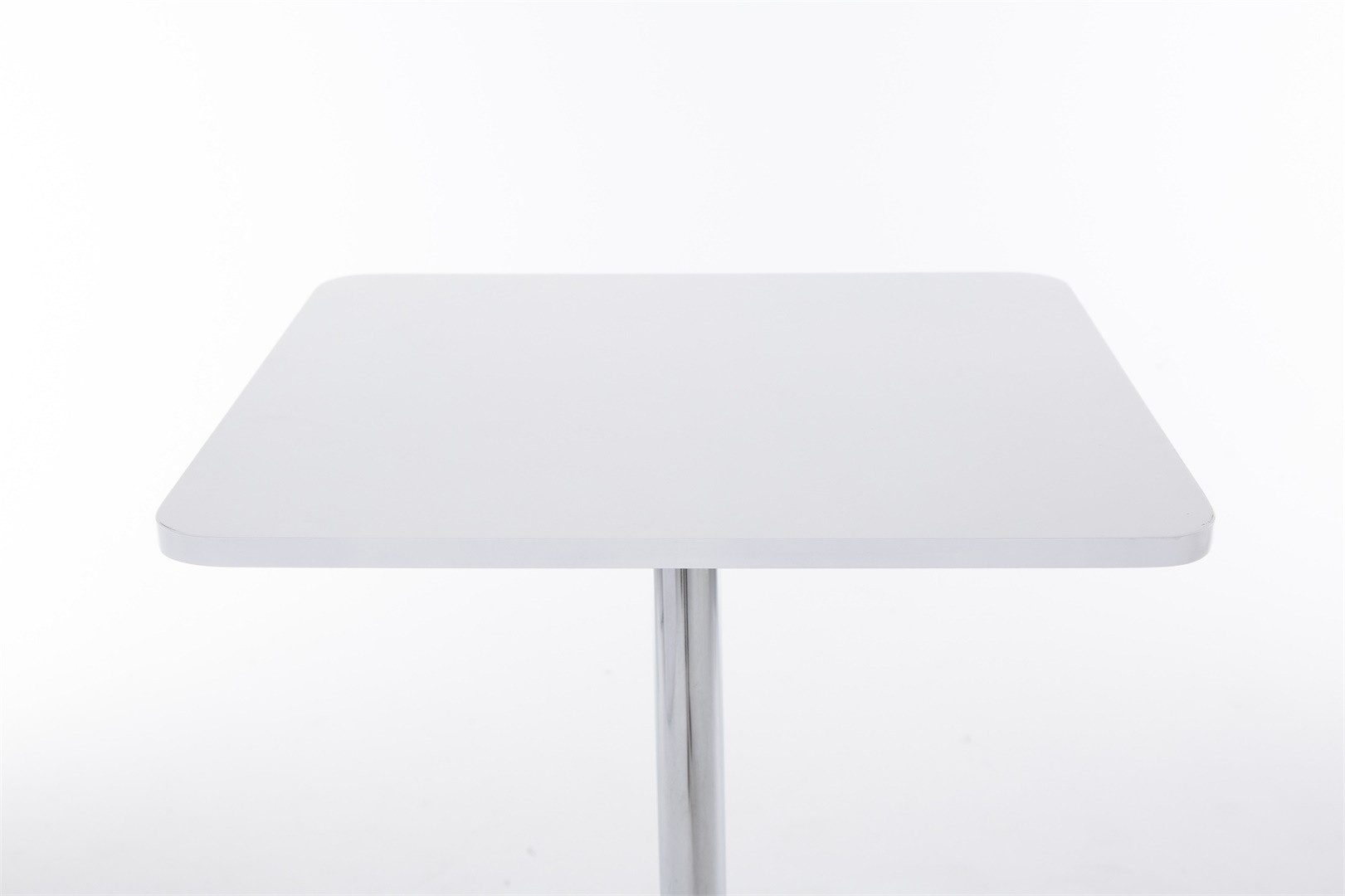 CLP Bartisch Stehtisch eckig (1er), mit Holz-Tischplatte & Metall-Gestell