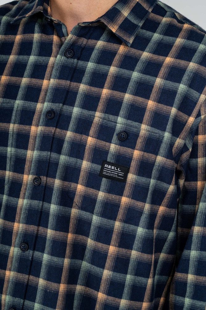 REELL Langarmhemd Alvar Check Shirt
