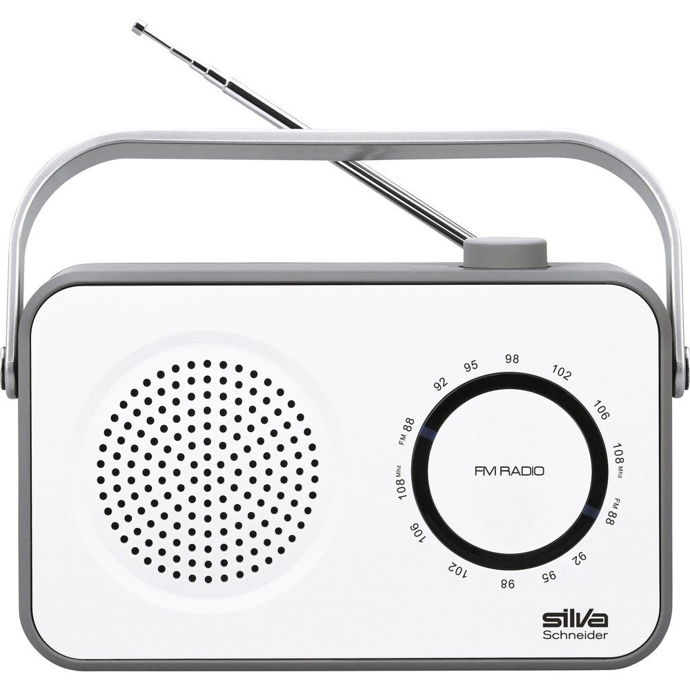 SCHNEIDER Silva Schneider M295TR Tischradio UKW Weiß Radio