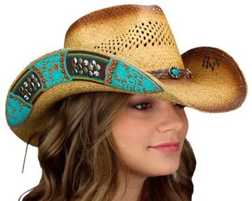 Dallas Hats Cowboyhut CASINO Braun Damen Westernhut im Cattleman Style