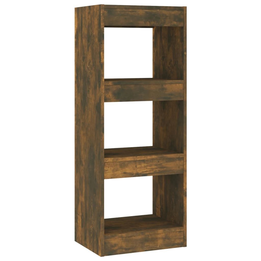 vidaXL Bücherregal Bücherregal/Raumteiler Räuchereiche 40x30x103 cm günstig online kaufen
