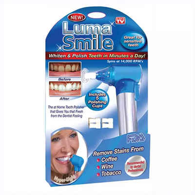 MAVURA Zahnpflege-Set »Luma Smile Zahnpolierer Zahnstein Poliermaschine Zahn Politur weiße Zähne gegen Zahnverfärbungen Zahnreiniger Zahnreinigung«