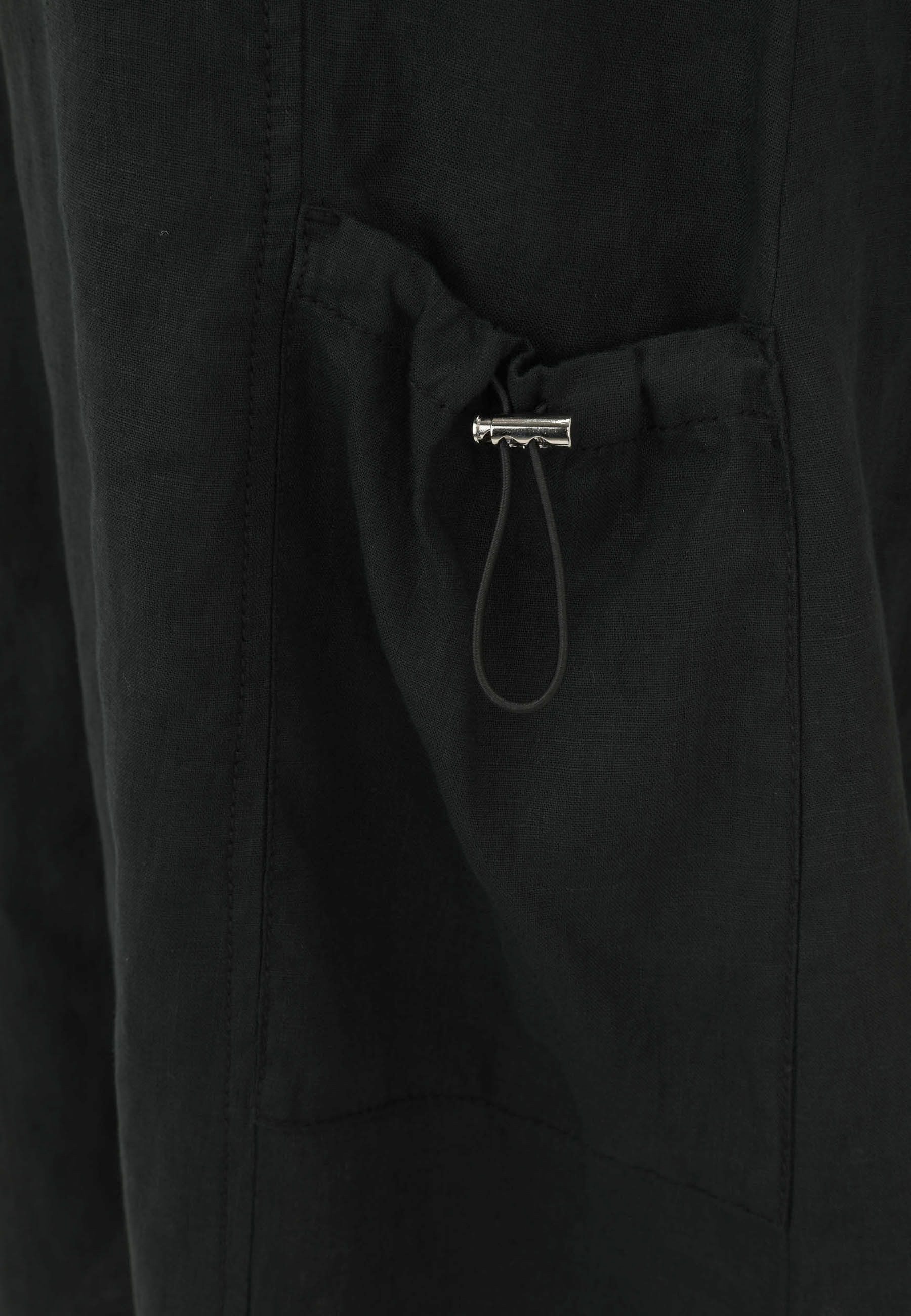 Doris Streich A-Linien-Kleid (1-tlg) aus Leinen mit Halbarm