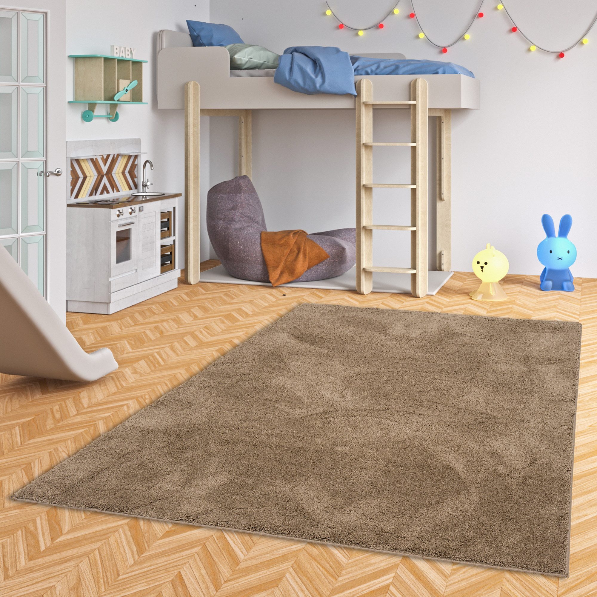Pergamon Kinderteppich Kinderteppich Super Soft Hochflor günstig online kaufen