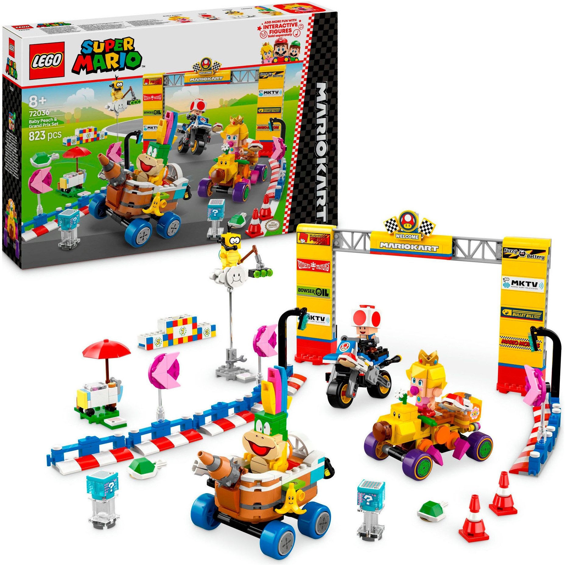 LEGO® Mario Kart™ – Baby Peach & Grand Prix–Set (72036), LEGO Super Mario K günstig online kaufen