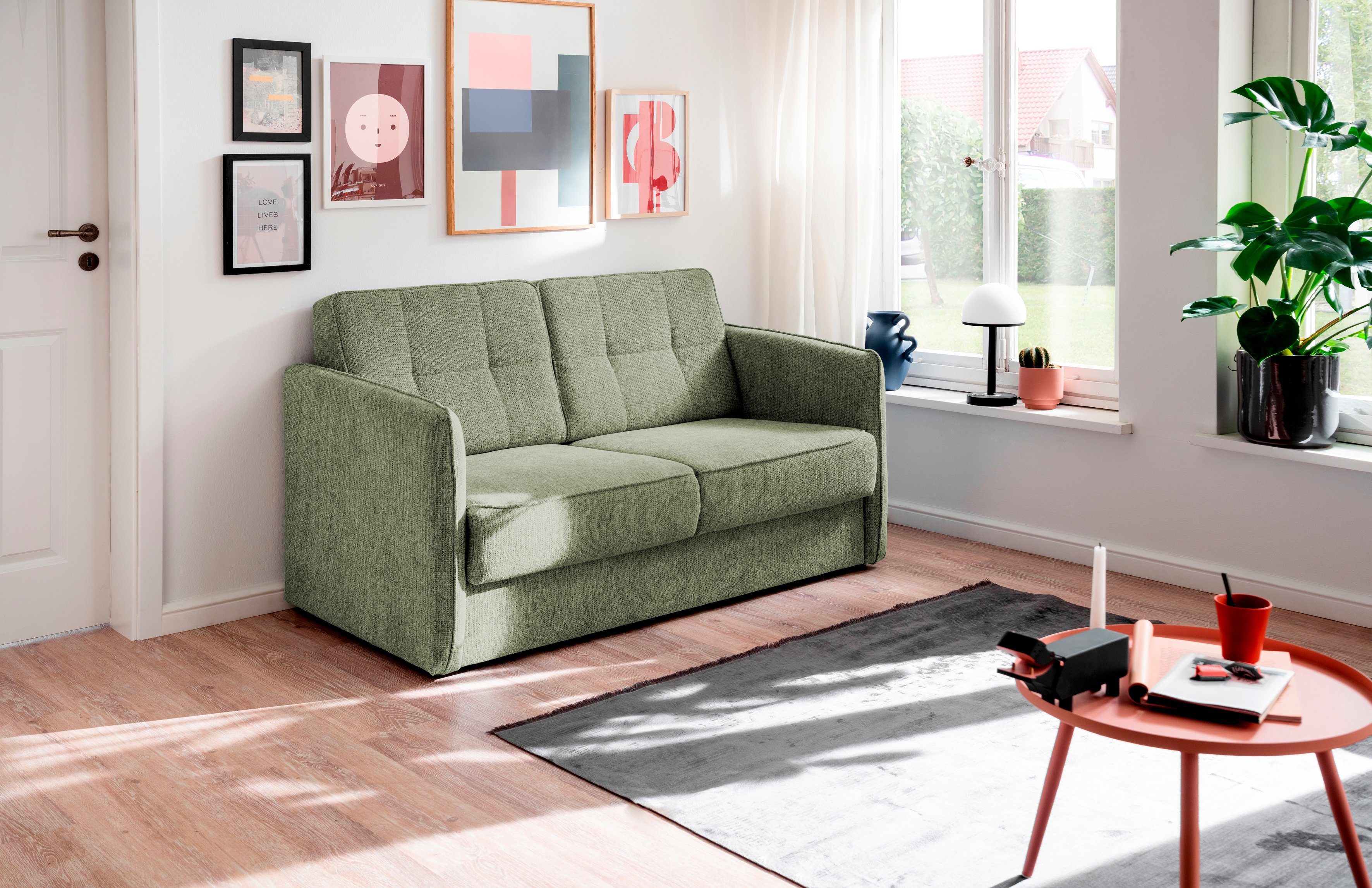 INOSIGN Schlafsofa Milano, zwei einzeln ausziehbare günstig online kaufen