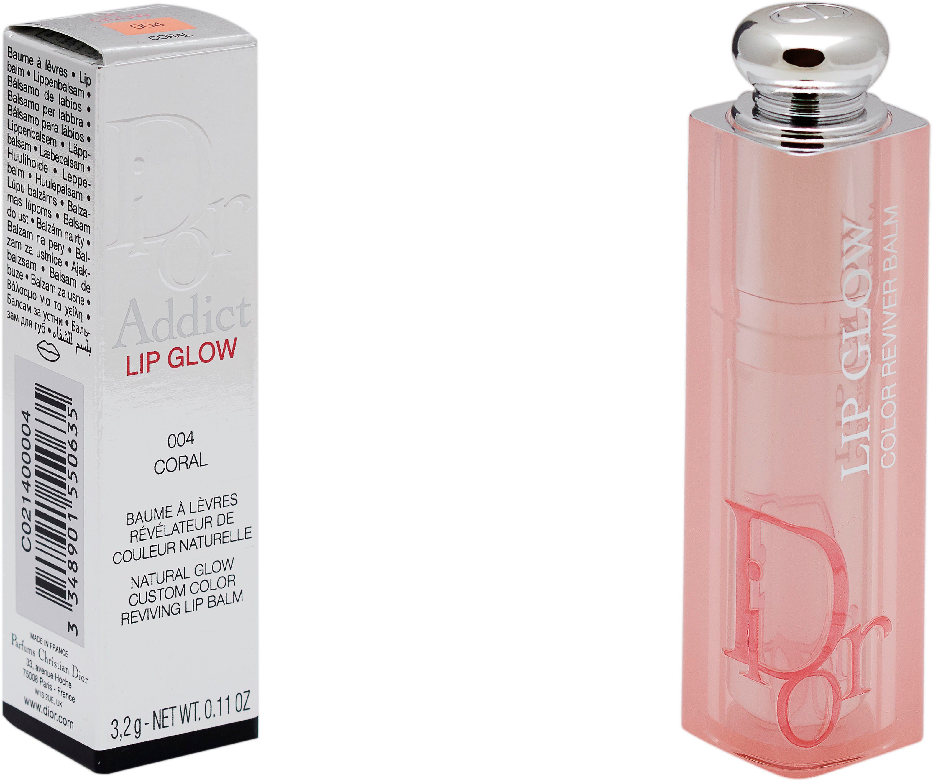 Dior Lippenbalsam Lip Dior Addict Glow 004 Coral