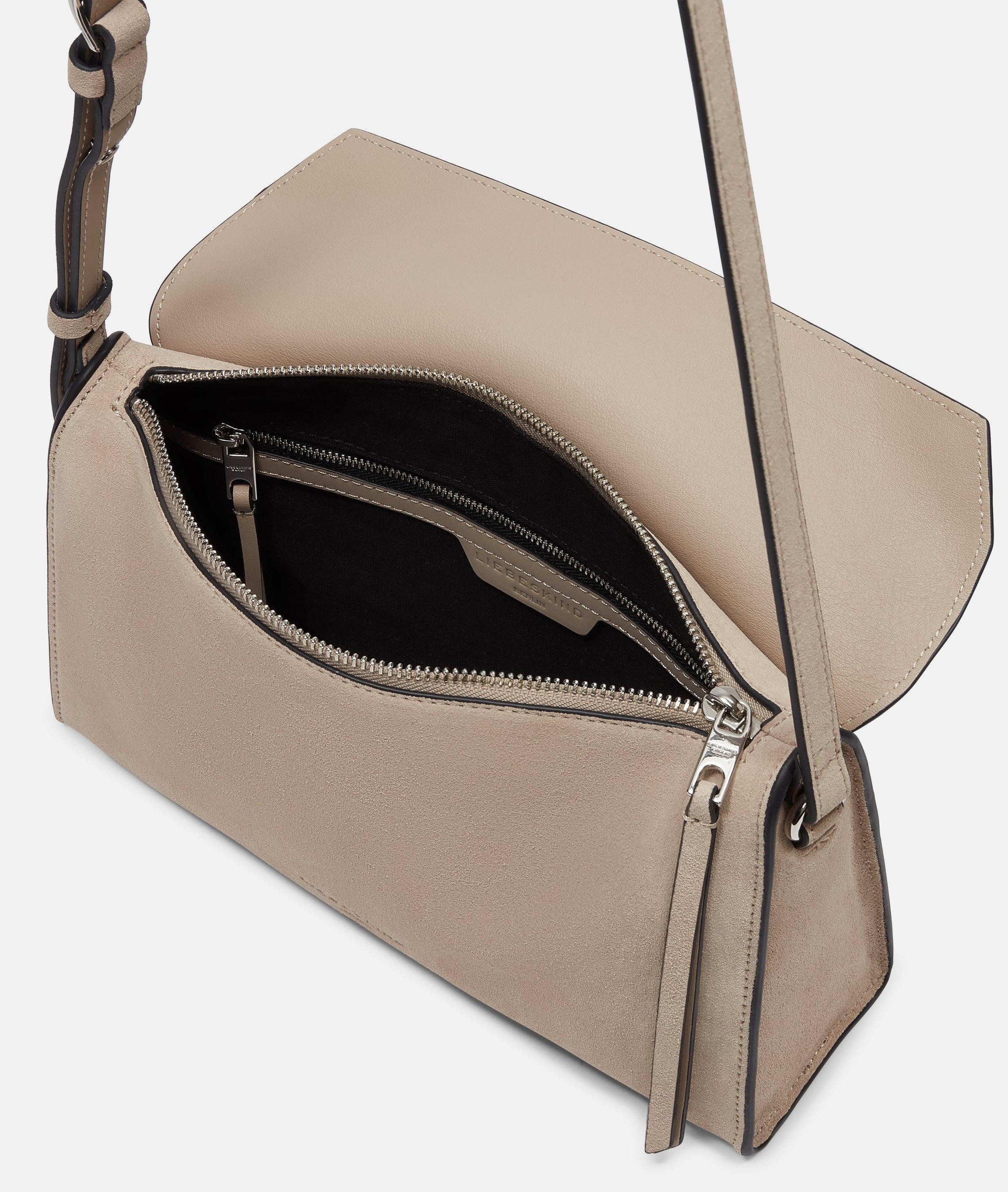 Liebeskind Berlin Umhängetasche Lora Crossbody S, Schultertasche aus weichem Leder