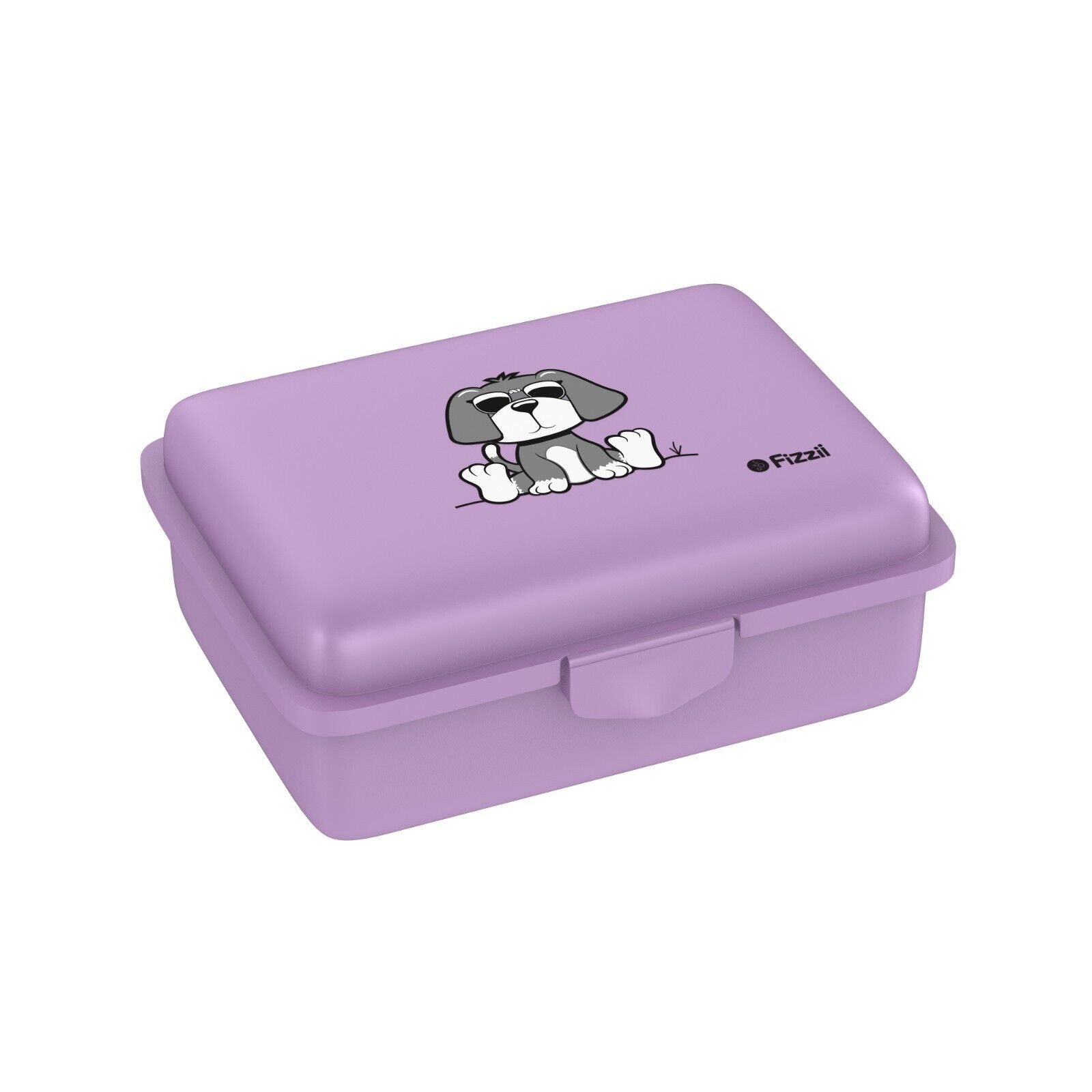 Fizzii Lunchbox Kinder Brotdose mit Trennfach, Medium, pastell - farbig, Polyethylen, farblich passend zu den Fizzii Pastell Trinkflaschen