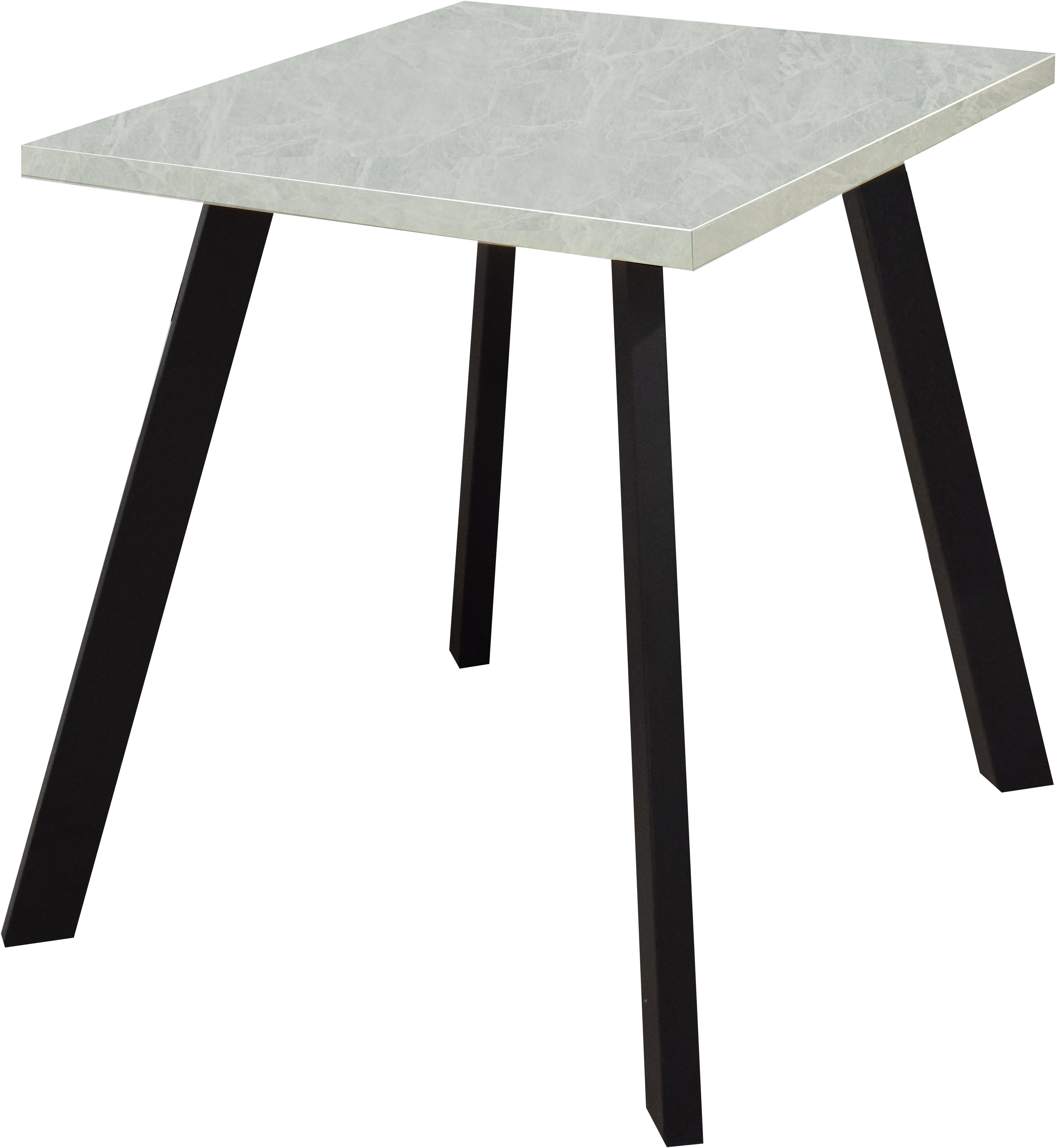 Mäusbacher Bistrotisch Big Bistro Metall, Eckige Platte BHT 70x75x70 cm