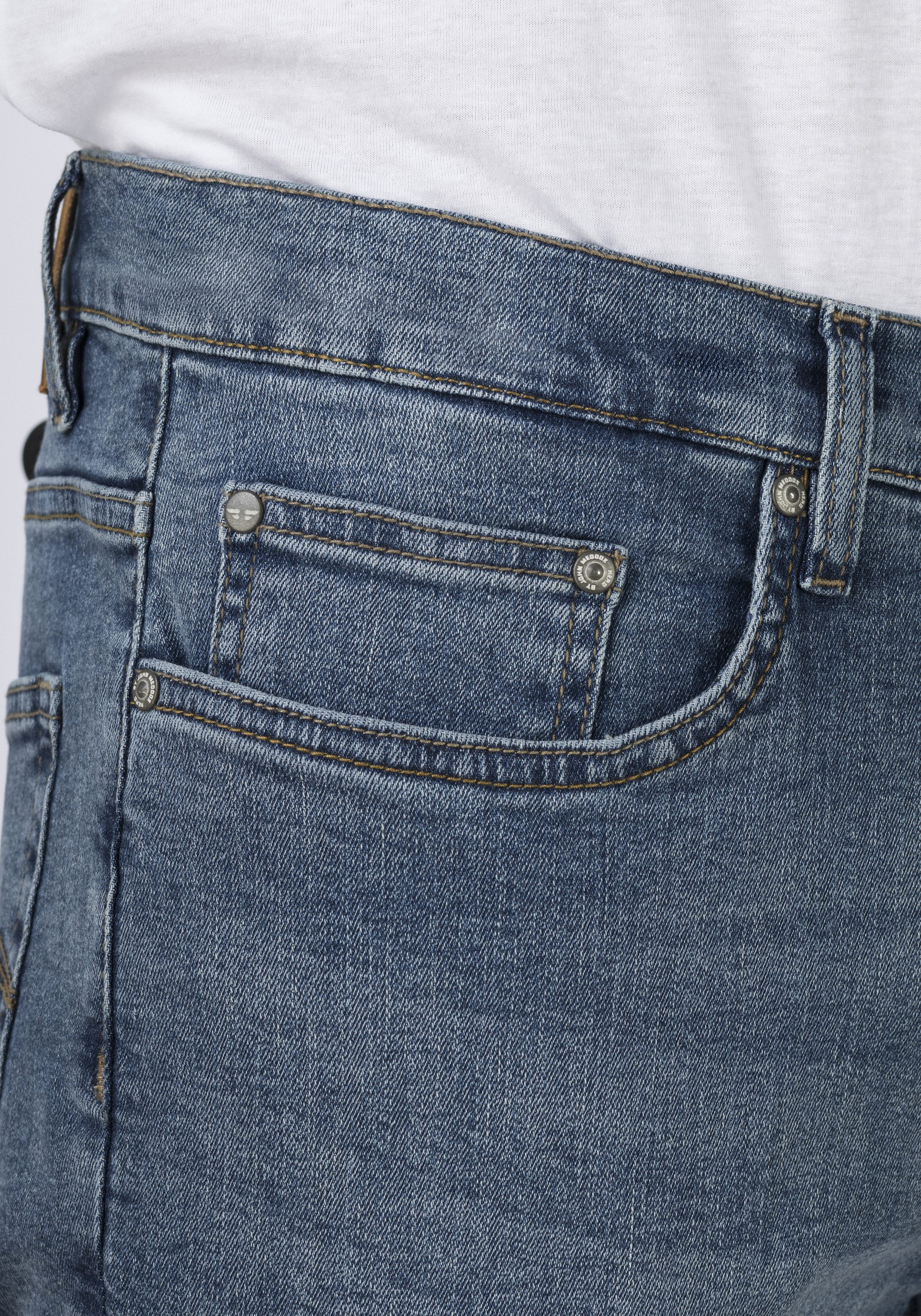 5-Pocket-Jeans Phoenix Denim Big Straight Cut Stretch Jeans